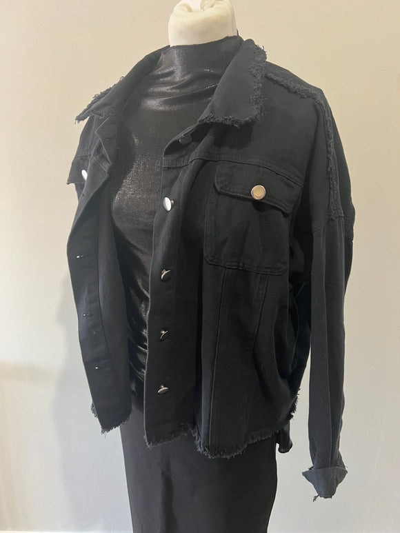 Veste en Jean noir